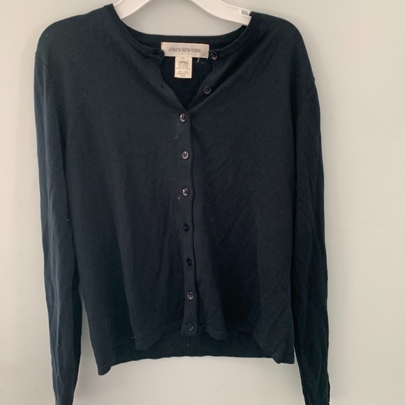 Jones New York black button down - Picture 1 of 3